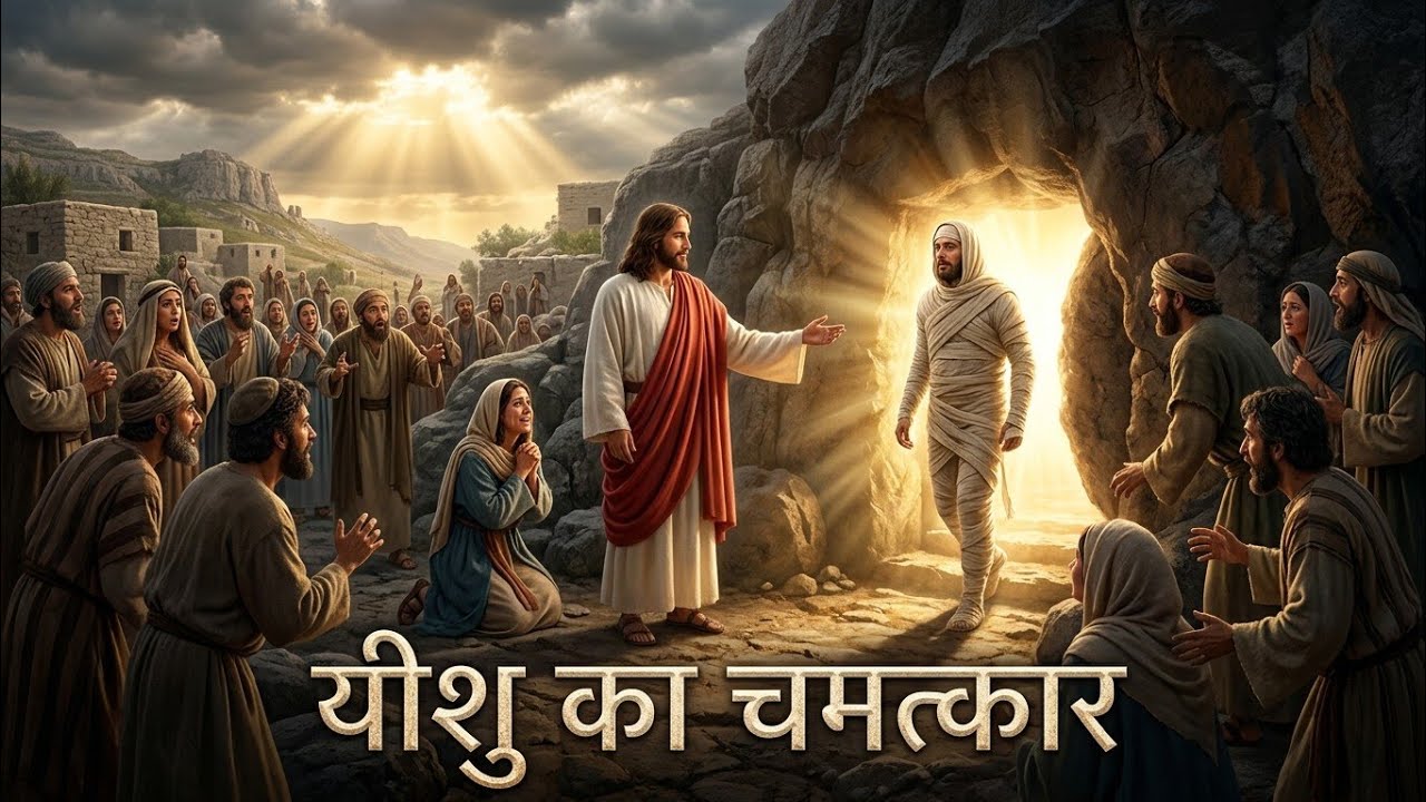 ✝️कब्र से बाहर आया लाजर । येशु का सबसे बड़ा चमत्कार // jesus stories // लाजर की सच्ची कहानी//✝️☦️🛐