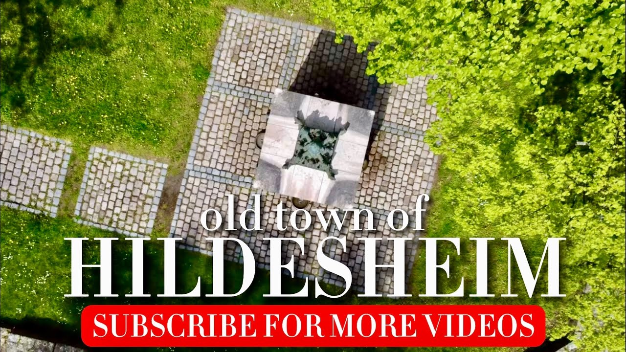 Old town of Hildesheim Germany, Free Walking Tour 4K