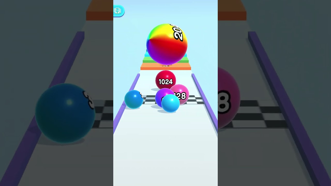 Ball Run 2048 Merge Number Reverse Review Gameplay Walkthrough #105 android, ios #shorts #viral