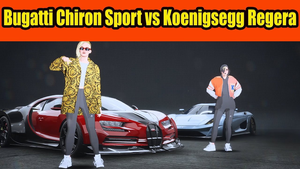 Bugatti Chiron Sport vs Koenigsegg Regera in NFS Unbound Update Vol 5