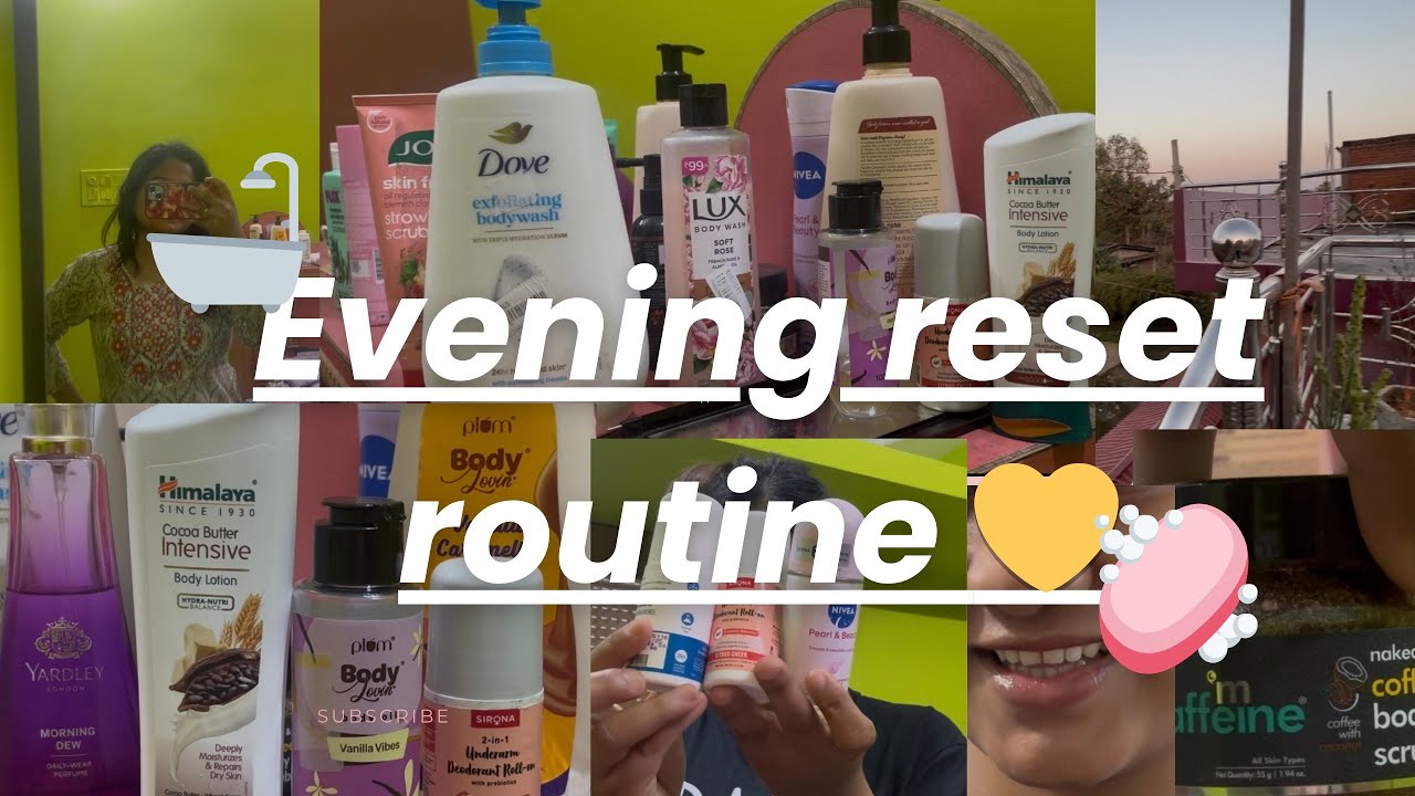 Evening Reset Routine 💛 | Relaxing Selfcare After a Long Day Relaxing Selfcare After a Long Day