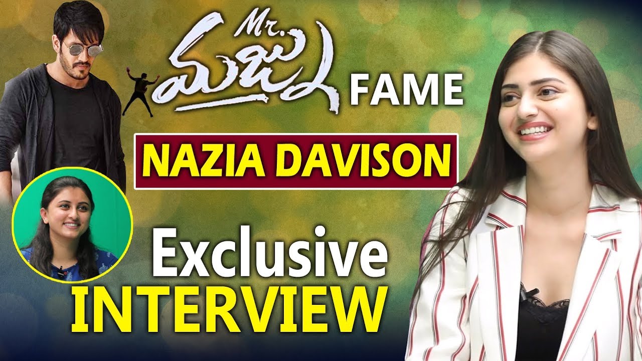 Mr Majnu Fame Nazia Davison Full Interview | Akhil Akkineni's Mr Majnu Actress Interview By Sravya
