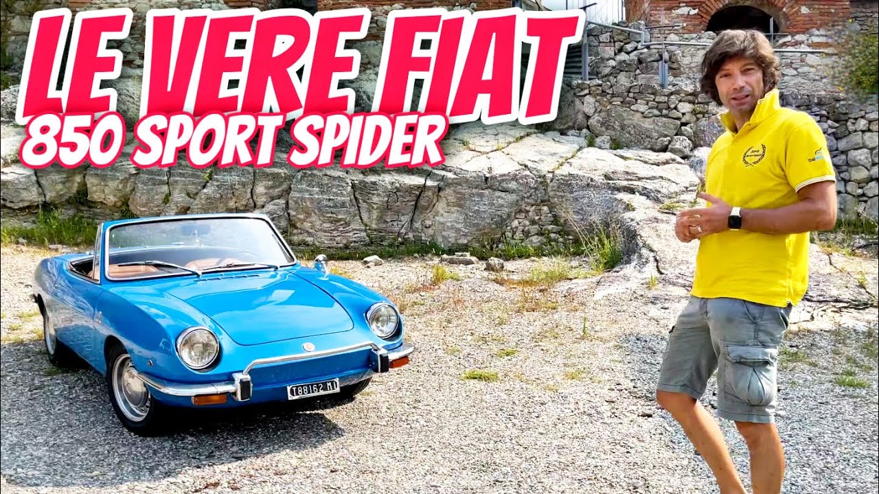 SI! HO GUIDATO LA STORIA ITALIANA FIAT 850 SPORT SPIDER BELLISSIMA E TRAVOLGENTE, MI SON INNAMORATO