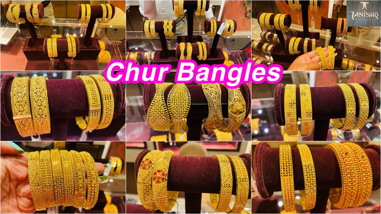 Chur Bangle designs | Festive special gold bangles from Tanishq | Dhanteras | Diwali special