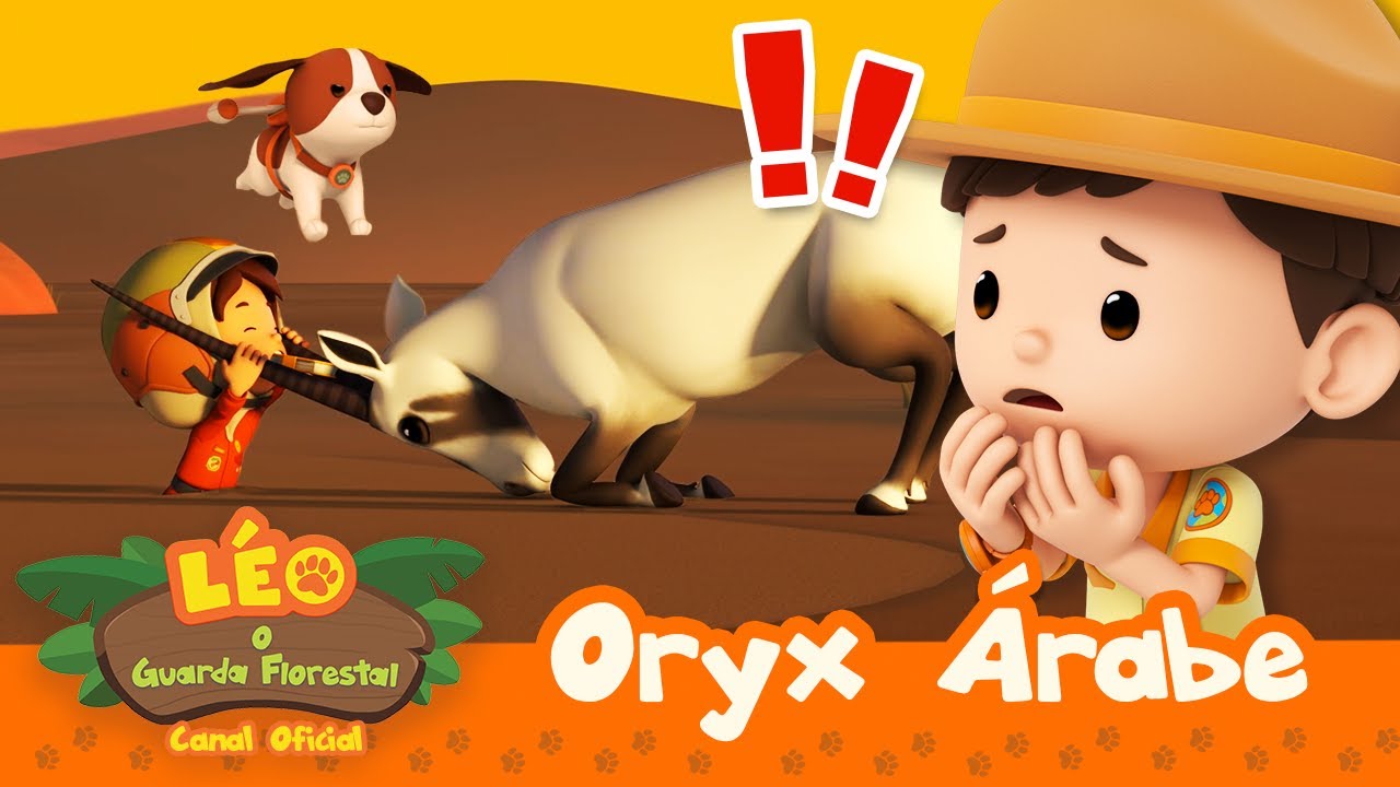 É um UNICÓRNIO... com DOIS CHIFRES?! | Oryx Árabe | Leo, O Guarda Florestal | Minisode | Animação