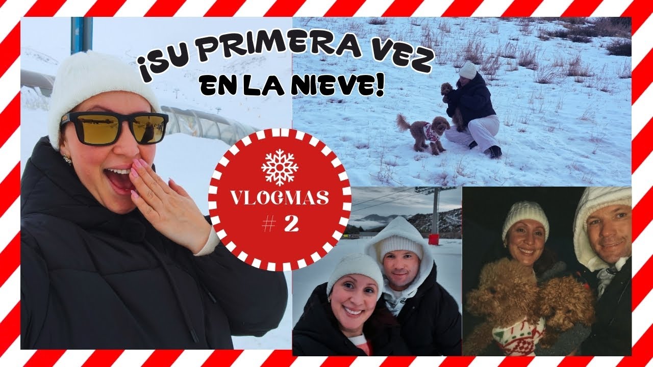 Nuestro Primer Viaje de Navidad a la Nieve ❄️  Sierra Nevada en Familia + Perritas 🐶