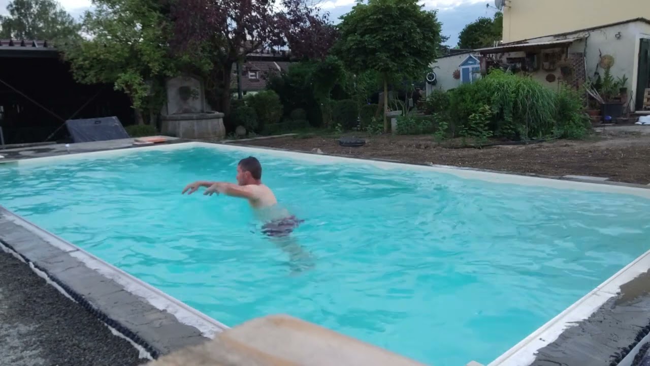 Test Brilix 80 Gegenstromanlage 400V 3kw in einem Pool 3,5x7m