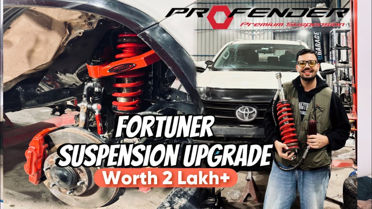 Profender Premium Suspension Installed In Toyota Fortuner Type 3 ( Abhay Pal Singh 🇮🇳 )