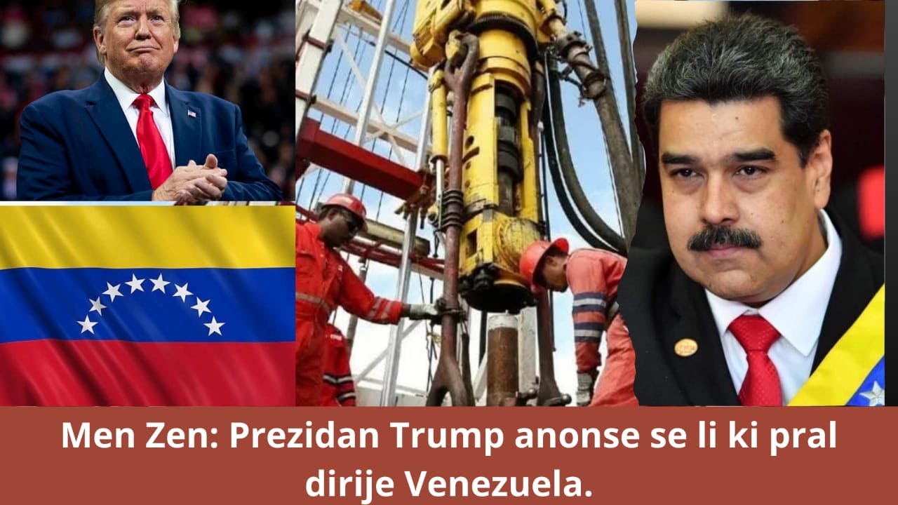 🔥🇻🇪🇺🇸⛳🚨🔥 Prezidan Trump di nan Konferans de près ke Etazini pral dirije Venezuela 🇻🇪e konpayi Petwòl