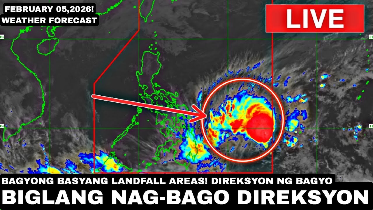  FEBRUARY 05,2026! iniwasan ANG LUZON! BAGYONG BASYANG BIGLANG NAG-BAGO ANG DIREKSYON!