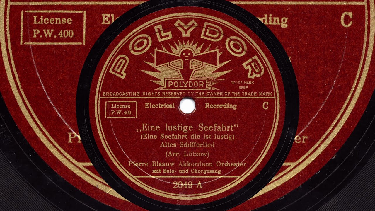 Pierre Blaauw, Erwin Hartung: Eine Seefahrt, die ist lustig (1935)