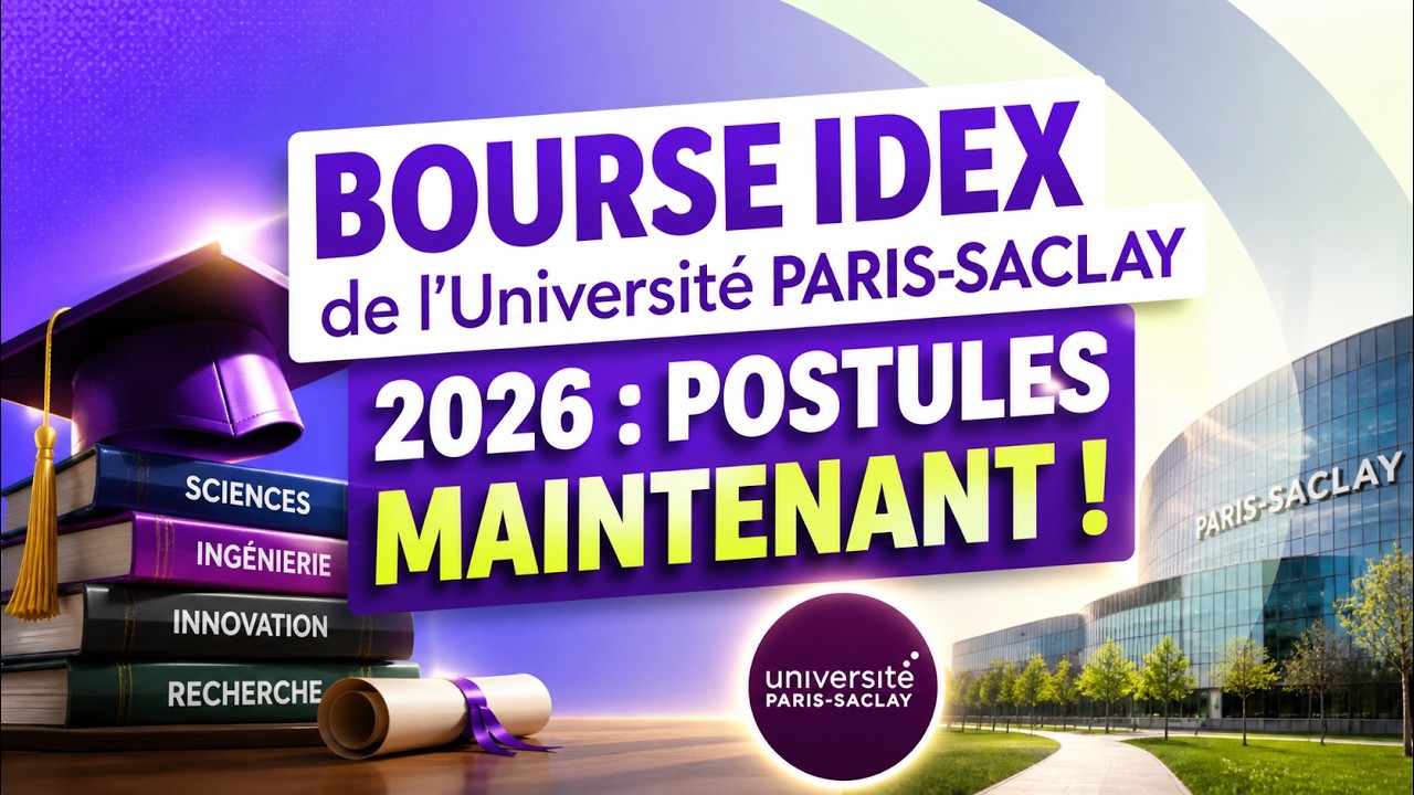 Comment Obtenir la BOURSE IDEX de l'Université PARIS-SACLAY 2026 ?