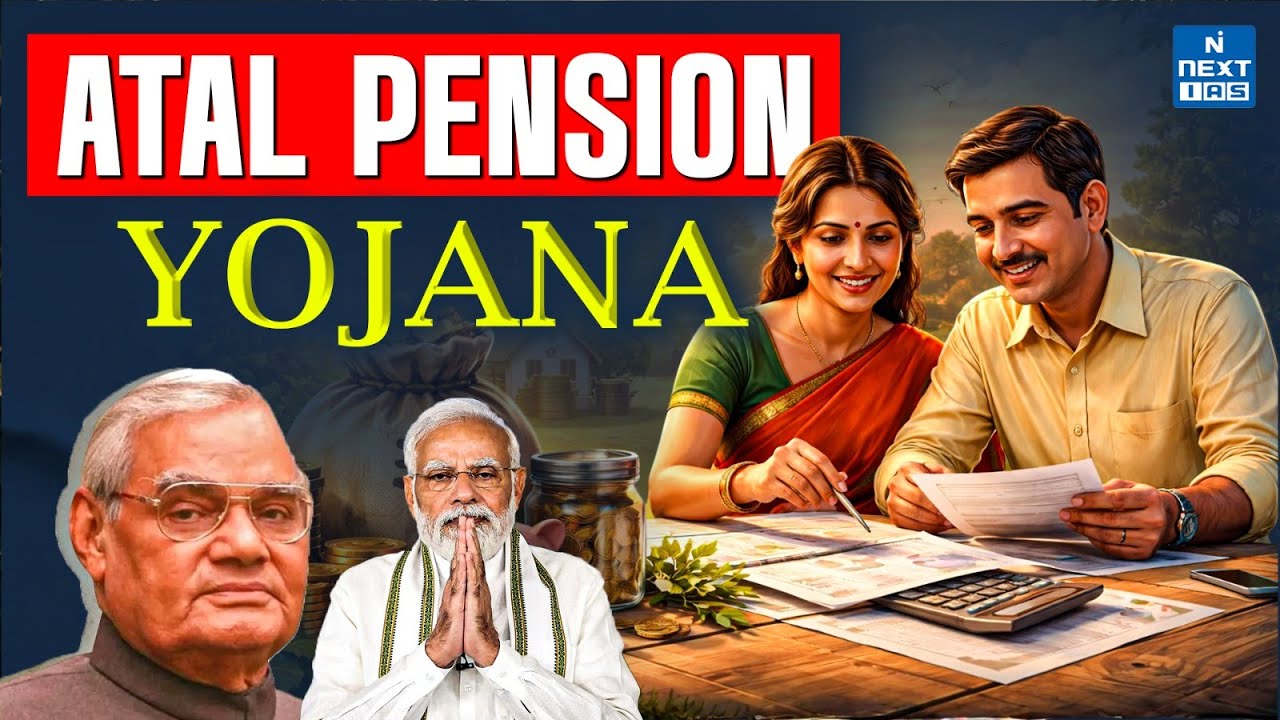 Atal Pension Yojana Explained | India’s Guaranteed Pension Scheme for Unorganised Workers | NEXT IAS