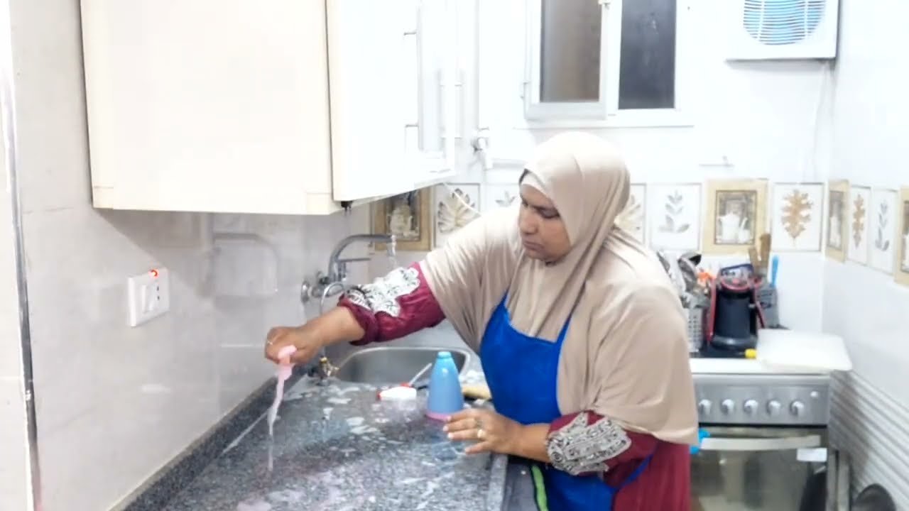 روتين في المطبخ استعداد شهر رمضان المبارك