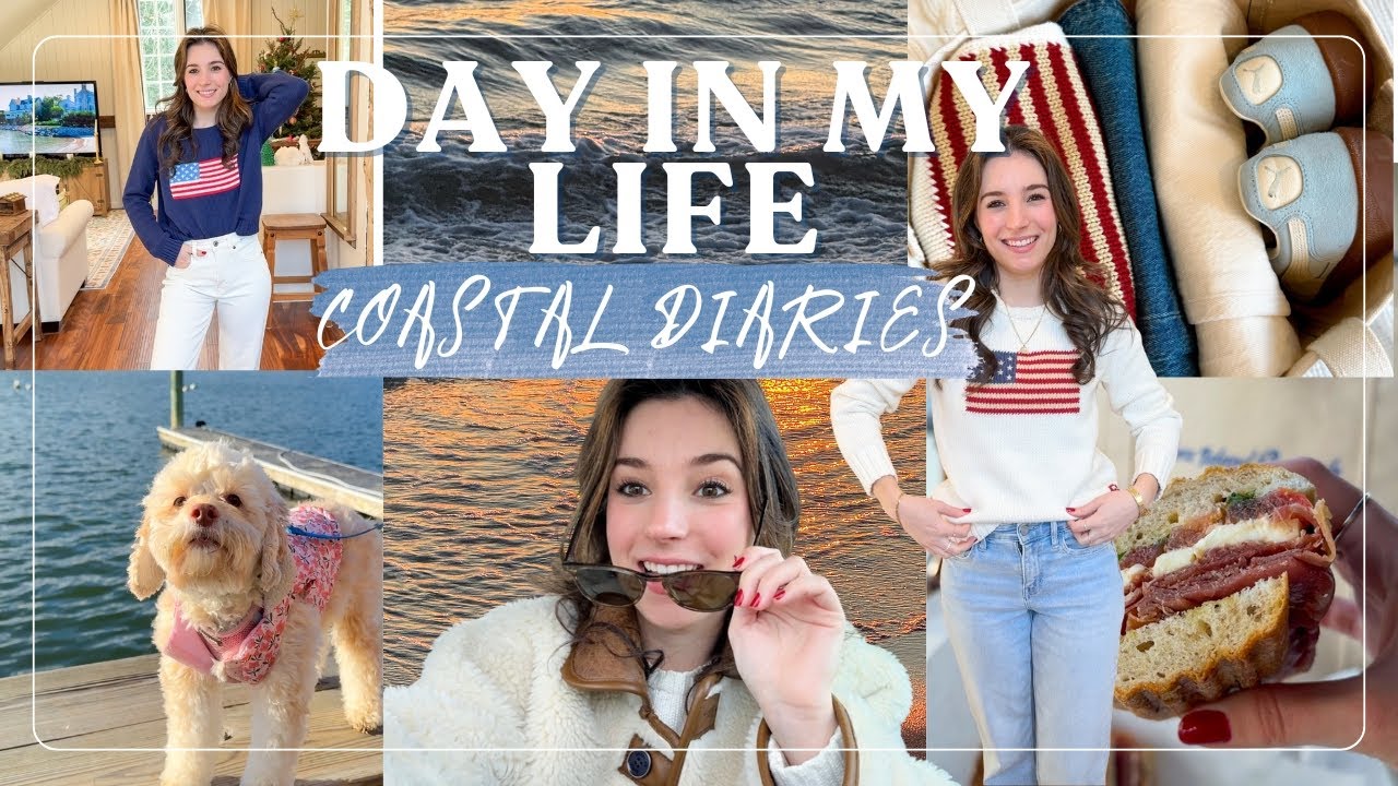 COASTAL VLOG 🌊🌞🤍 / New England, Abercrombie Try-On Haul, My Life as a Creator!