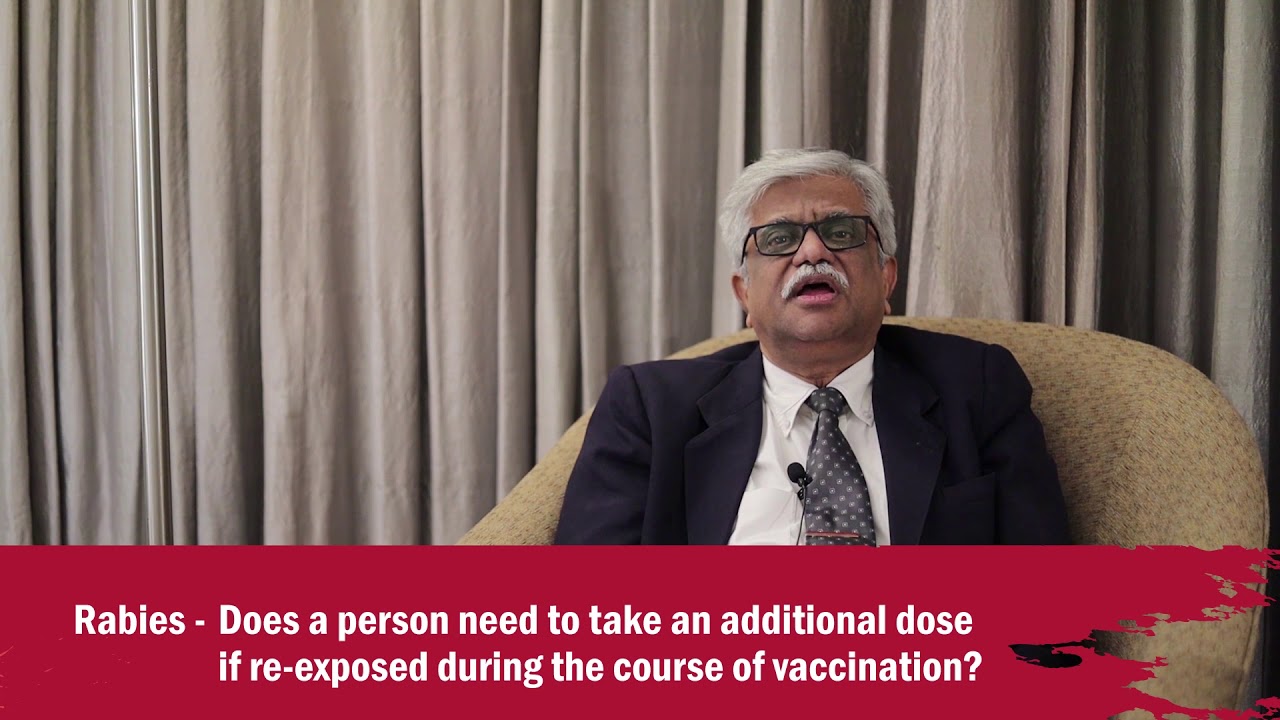 Does a person need to take an additional dose if re exposed during the course of vaccination?