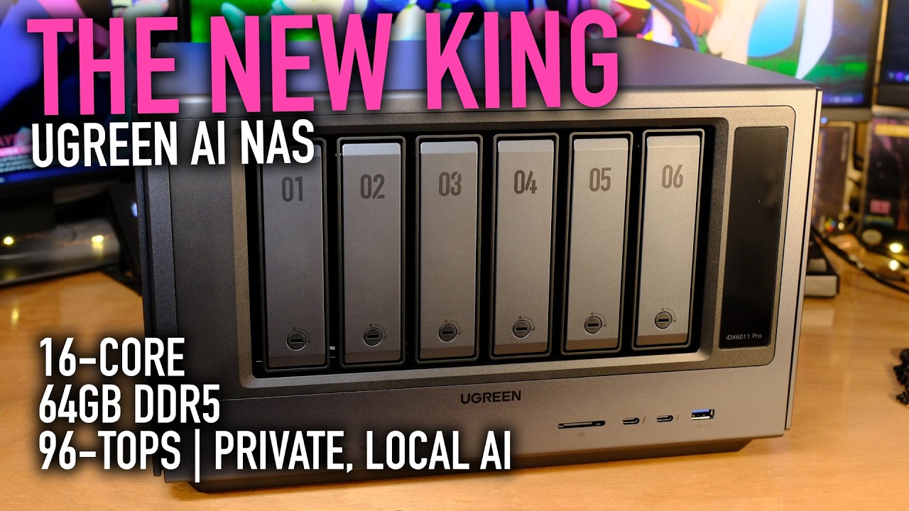The Fastest NAS: UGREEN AI NAS iDX6011 Pro - 64GB, 16-Core CPU