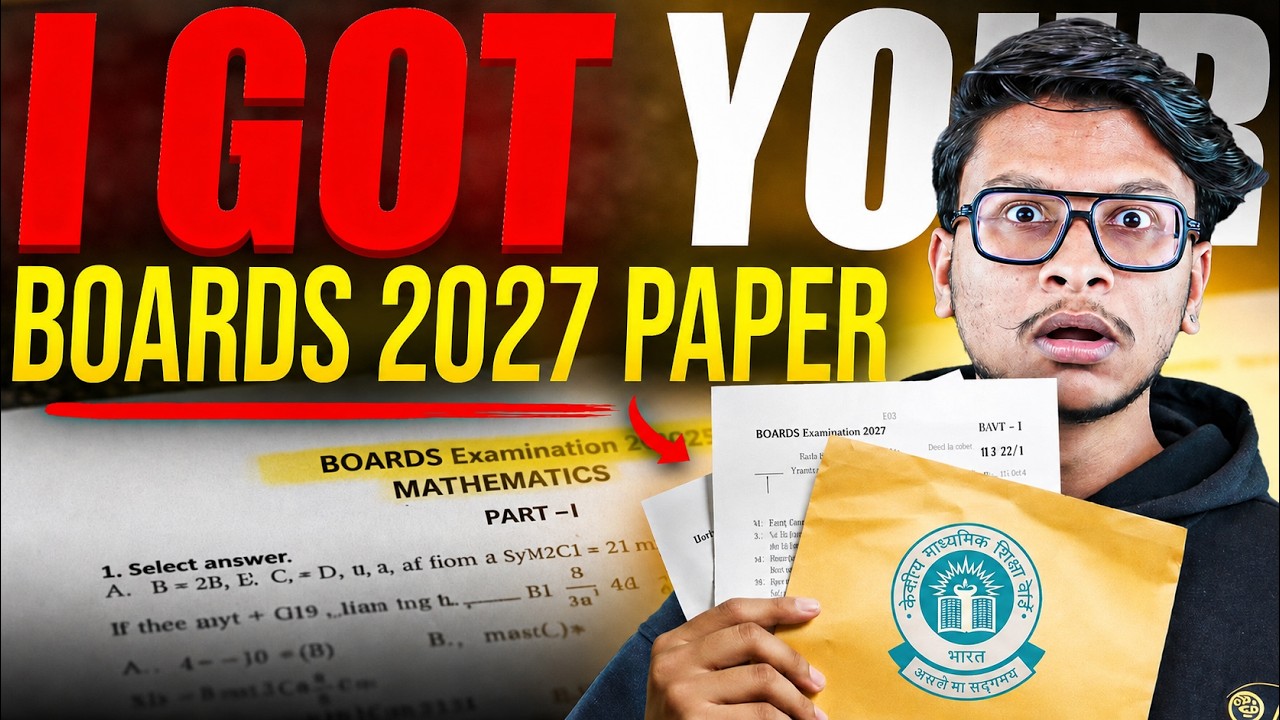 I got your Boards 2027 Papers😱 Class 10th Must Click before DELETED