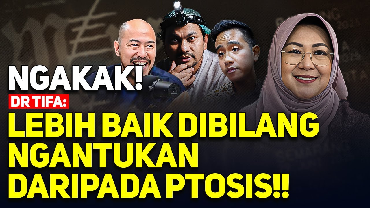 🔴LIVE! NGAKAK! DR TIFA: LEBIH BAIK DIBILANG NGANTUKAN DARIPADA PTOSIS!! | TOMPI-PANDJI PRAGIWAKSONO