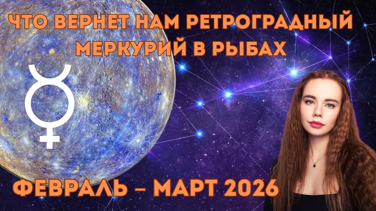 ЧТО ВЕРНЕТ РЕТРОГРАДНЫЙ МЕРКУРИЙ С 26 ФЕВРАЛЯ 2026 ДЛЯ КАЖДОГО ЗНАКА ЗОДИАКА