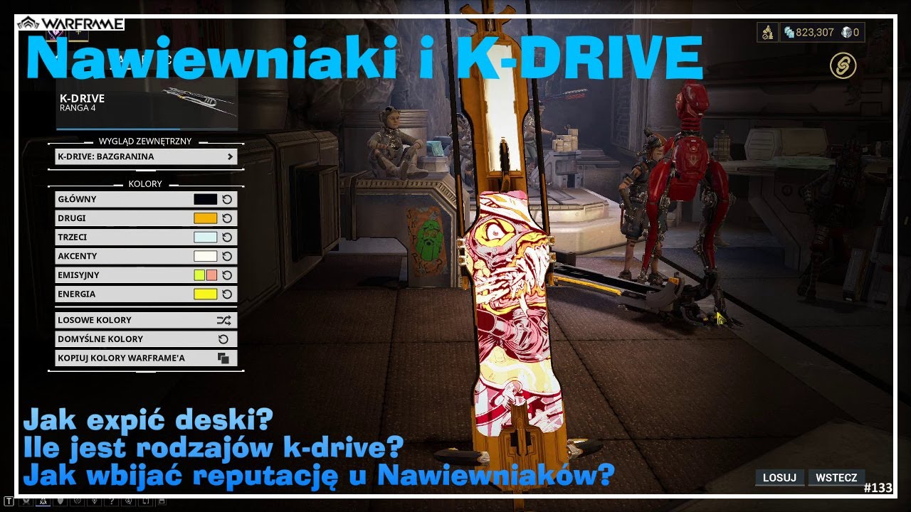 Warframe #133. Nawiewniaki, K-drive, akrobacje, wyścigi i tym podobne.