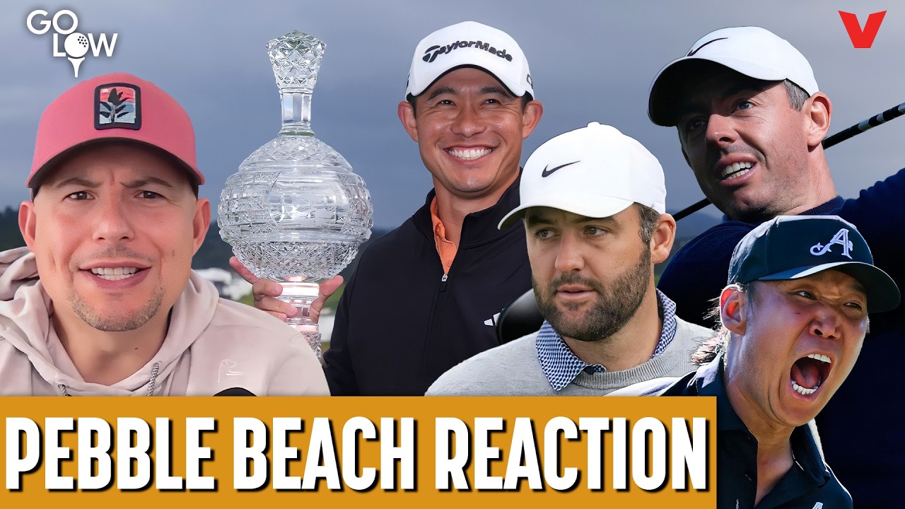 Collin Morikawa OUTLASTS Scottie Scheffler & Rory McIlroy to win Pebble Beach Pro-AM | GoLow Golf