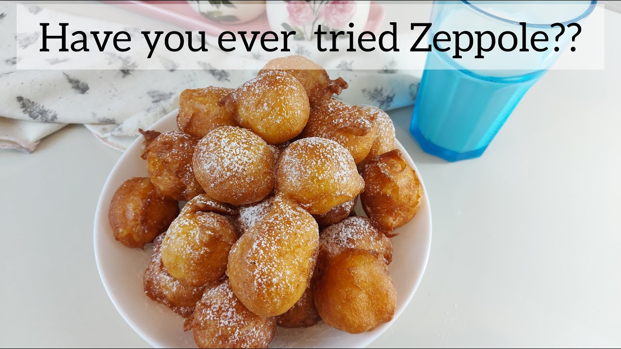 Zeppole Recipe. No Yeast, No Kneading Doughnuts Recipe. Italian Fritters Recipe.