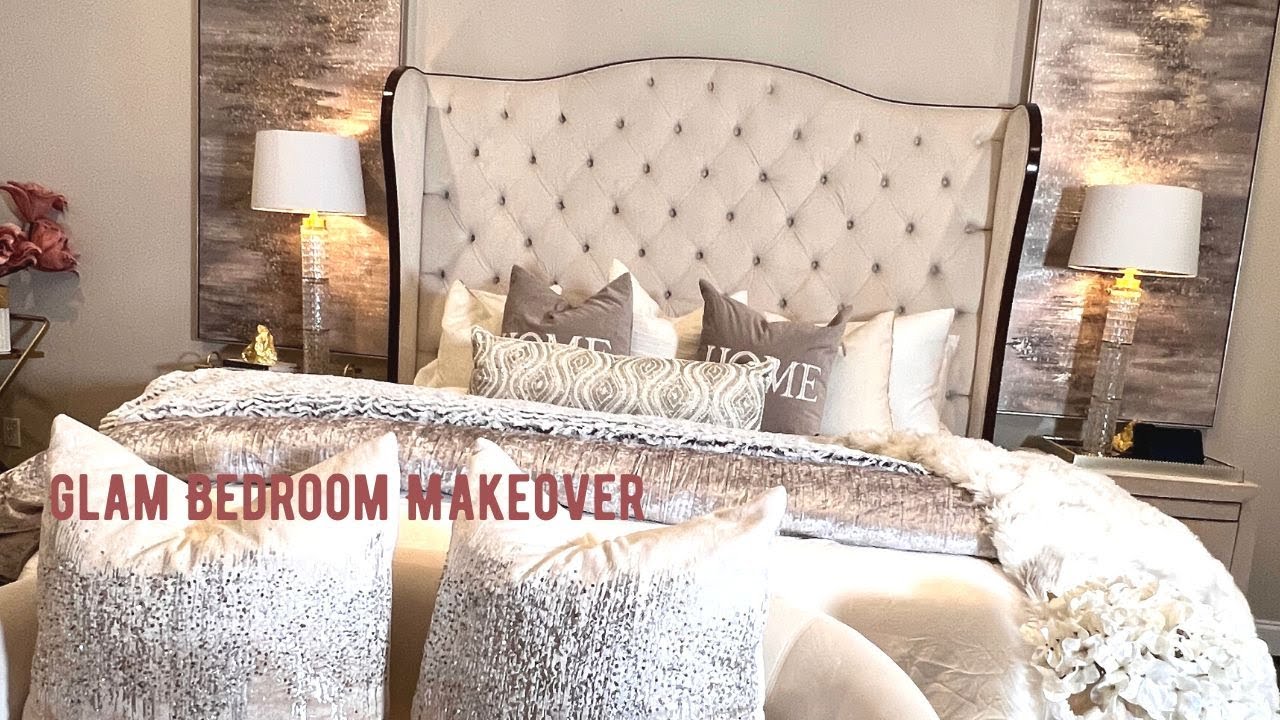 New!! |  GLAM BEDROOM MINI MAKEOVER!  ⭐ How to Decorate a Glam Bedroom ⭐ Bedroom Decorating Ideas