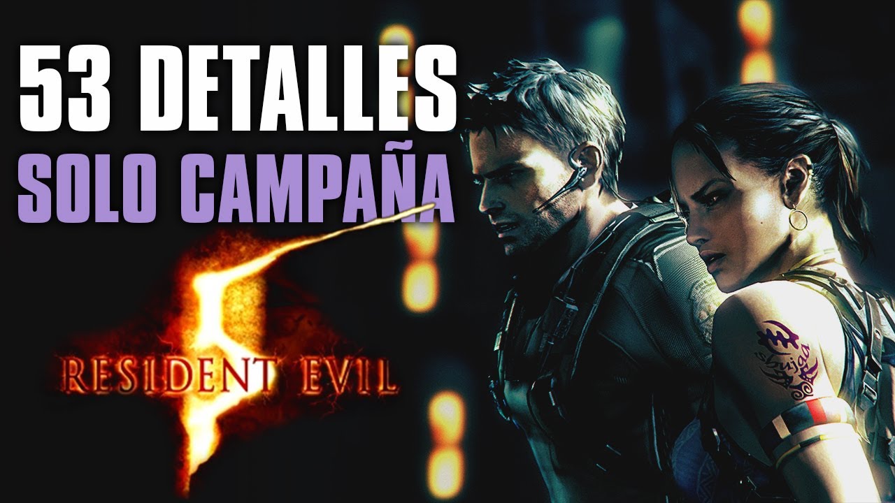 53 Detalles CANDENTES de RESIDENT EVIL 5 - Solo Campaña