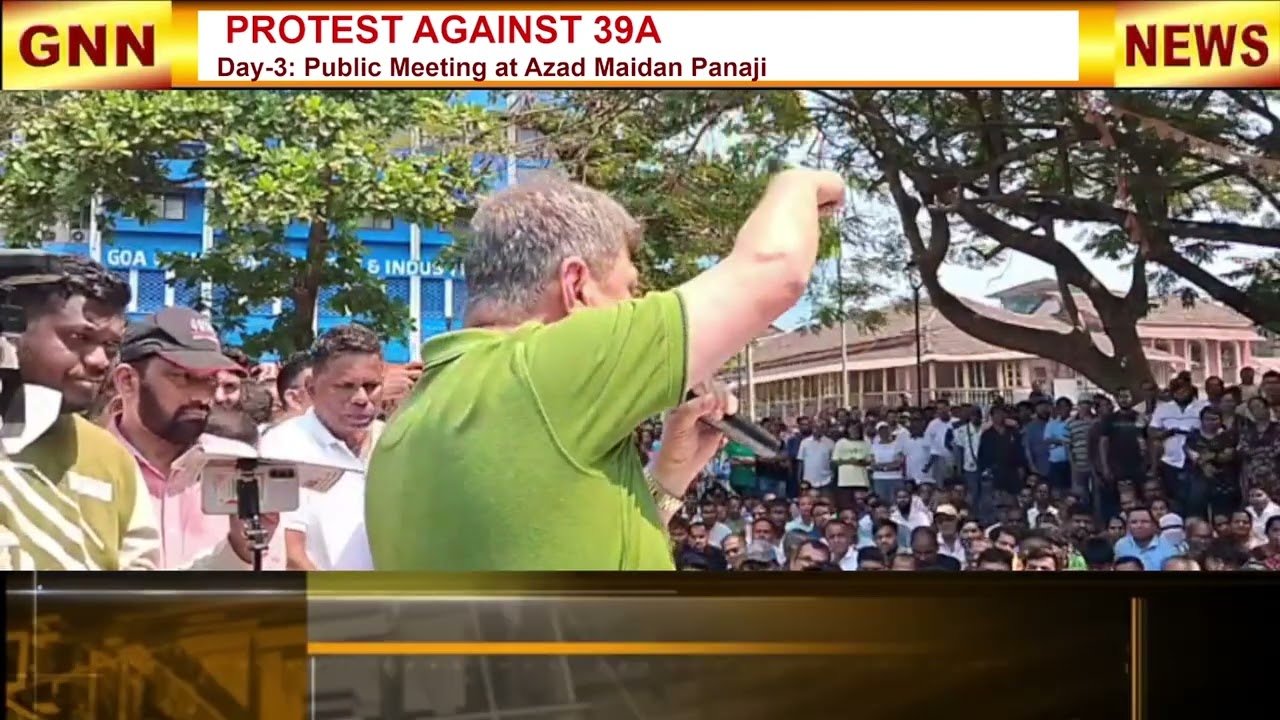 DR. OSCAR REBELLO URGES VOTERS TO RISE ABOVE CASTE & RELIGION || PROTEST AGAINST 39A DAY-3 || PUBLIC