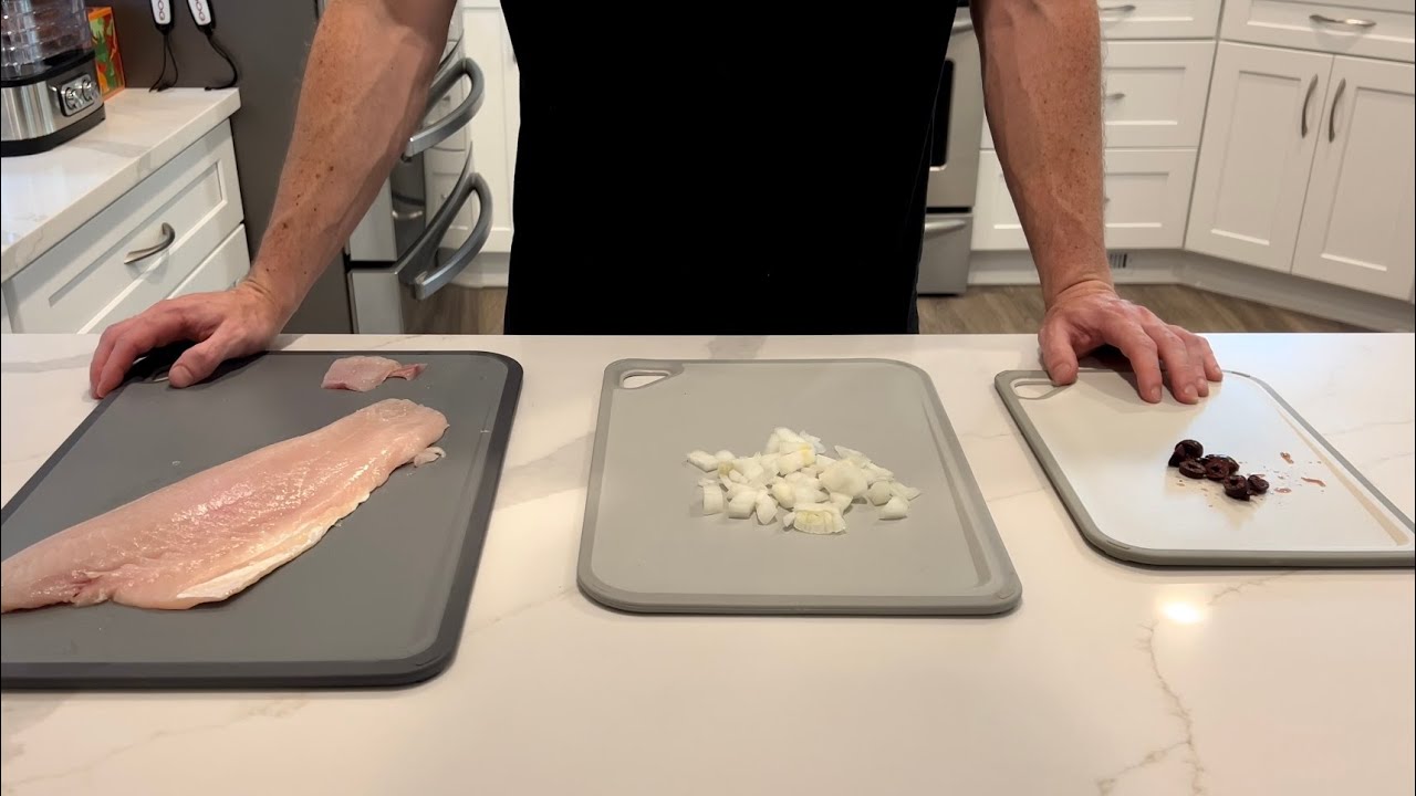 Oversized Durable Cutting Boards for Kitchen 100% BPA Free Chopping Board Set of 3, Non Slip Board