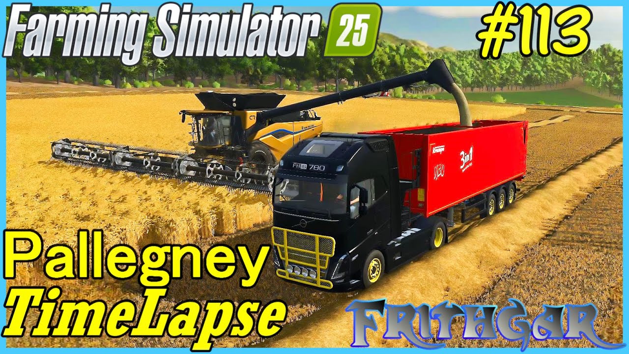 FS25 Timelapse, Паллегни #113: Время ячменя!
