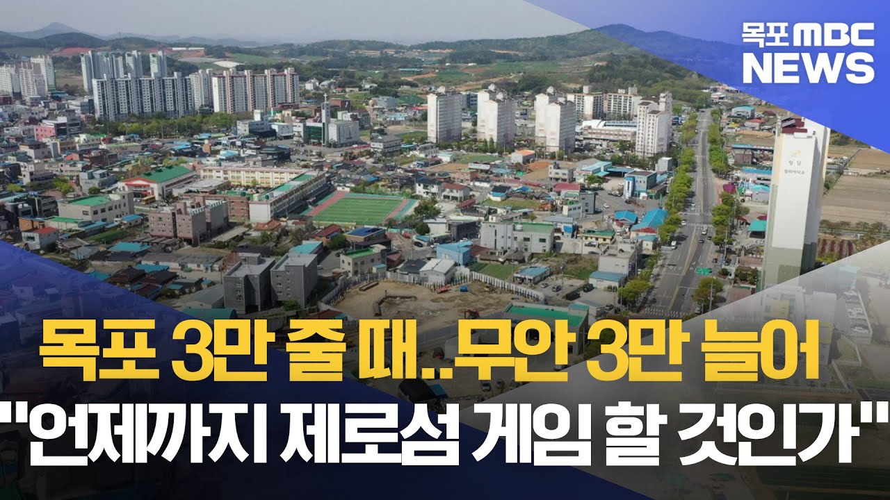 '제로섬게임' 그만두고 '윈윈게임'으로 가야[목포MBC 뉴스데스크]