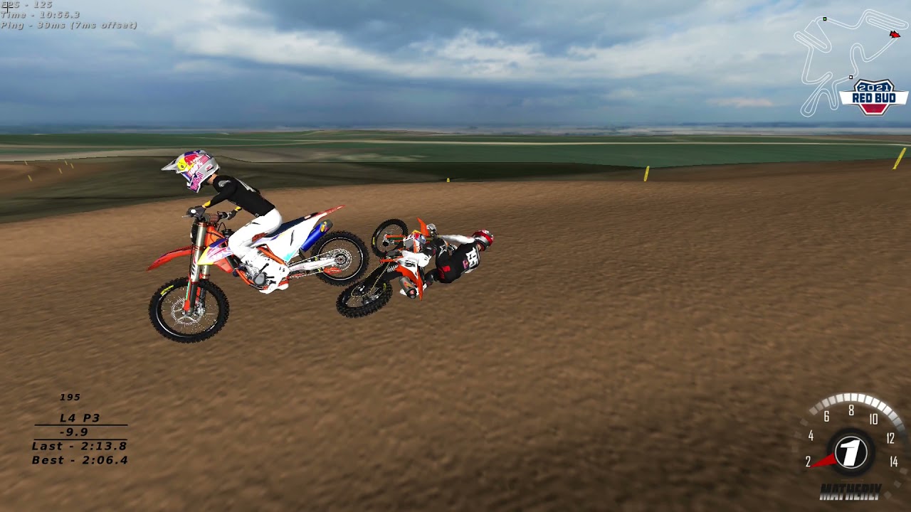 Jett Lawrence unfiltered in mx simulator