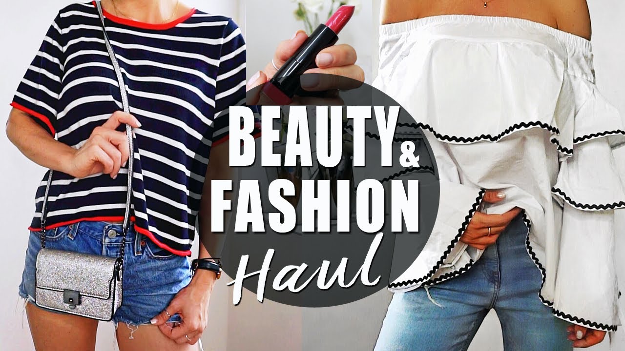 XXL FASHION HAUL TRY ON & BEAUTY | Tolle NEUE OUTFITS | Zara, Mango, Asos, Max Factor | SOMMER HAUL