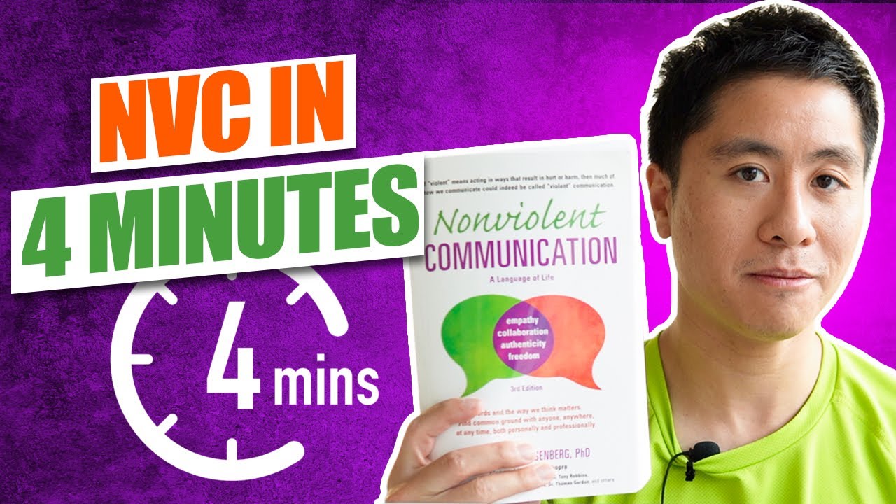 NonViolent Communication Book Summary (in under 4 minutes)