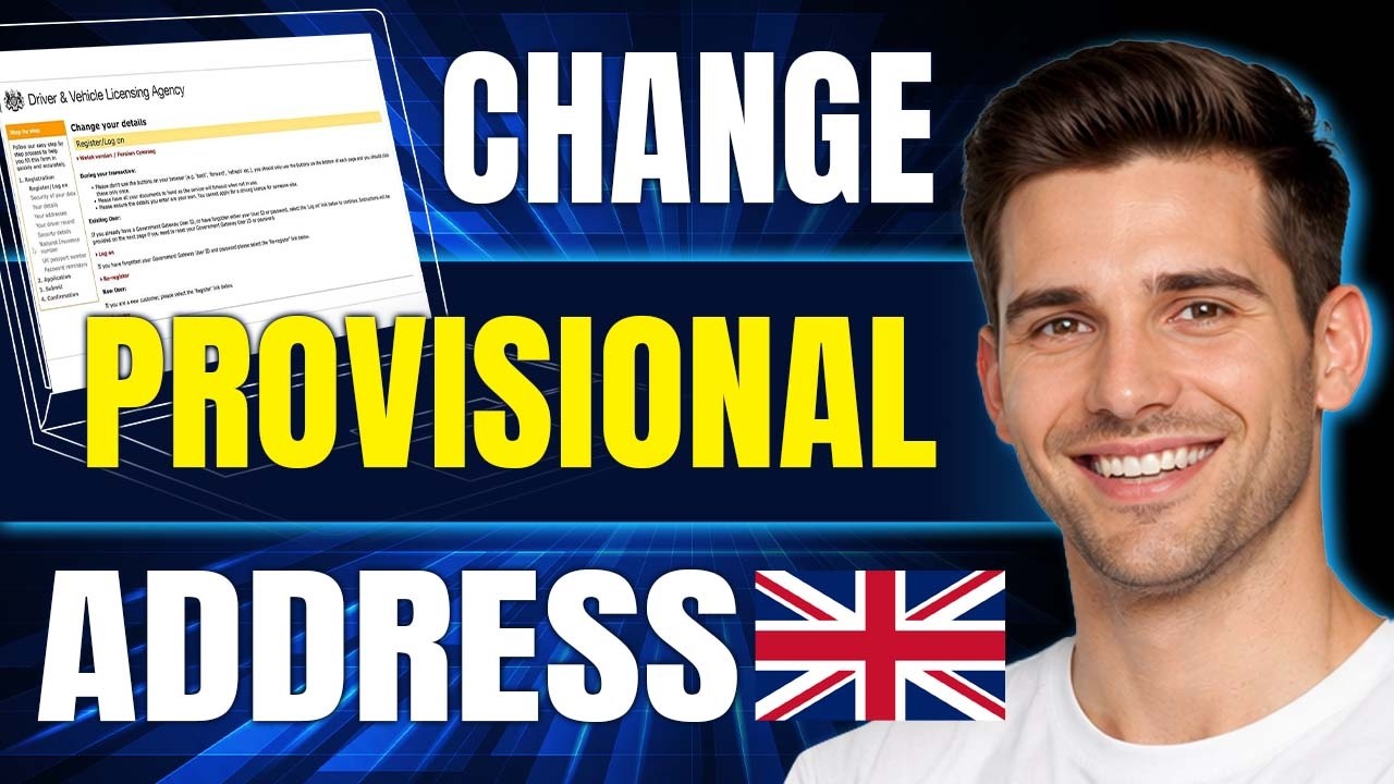 How to Change Provisional Driving Licence Address Online UK (2026) | DVLA UPDATE