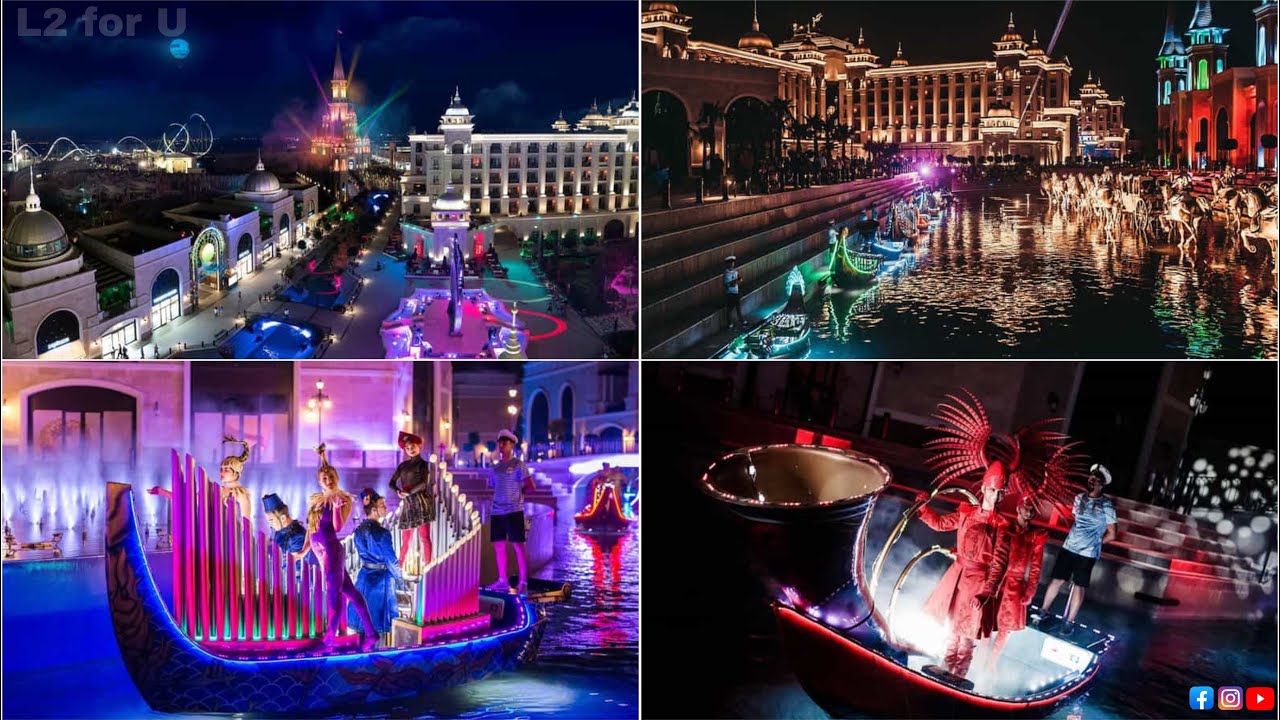 The Land of Legends Night Show 2025 || Land Of Legends Theme Park Night Show Antalya Turkey
