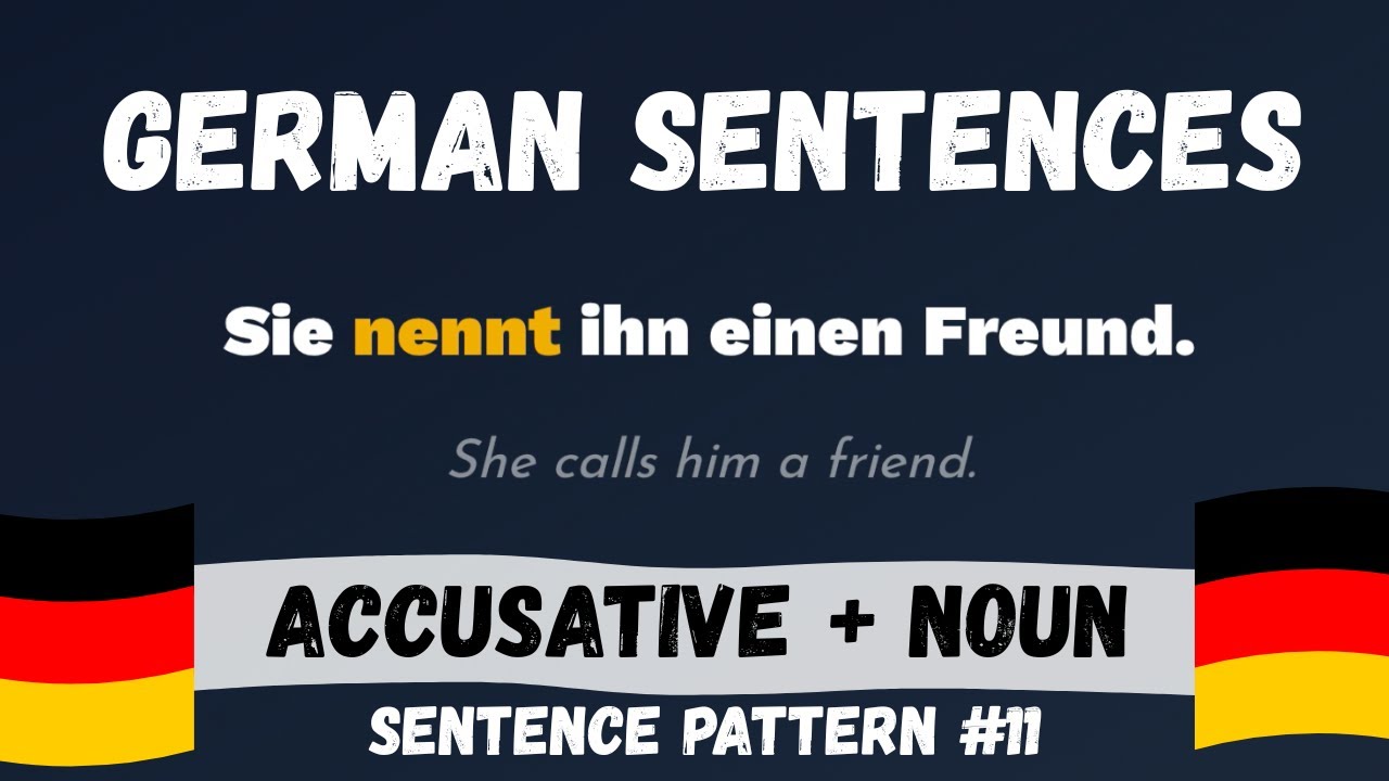 Learn German: Verbs with Object Predicative | Sentence Pattern 11