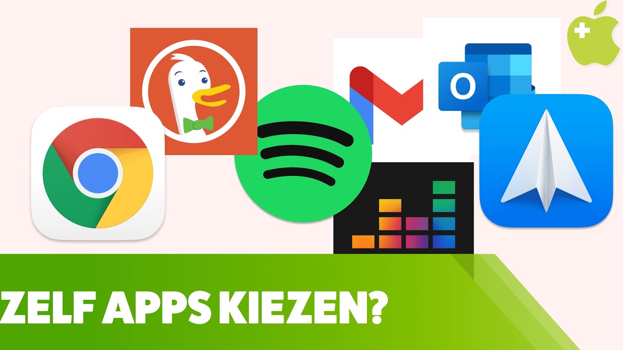 Standaard programma's voor internet, mail en muziek zetten op de iPad en iPhone