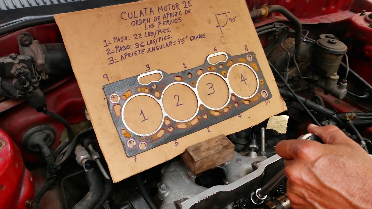 ARMADO DE UN MOTOR 2E. 1.3L. VÍDEO 15.