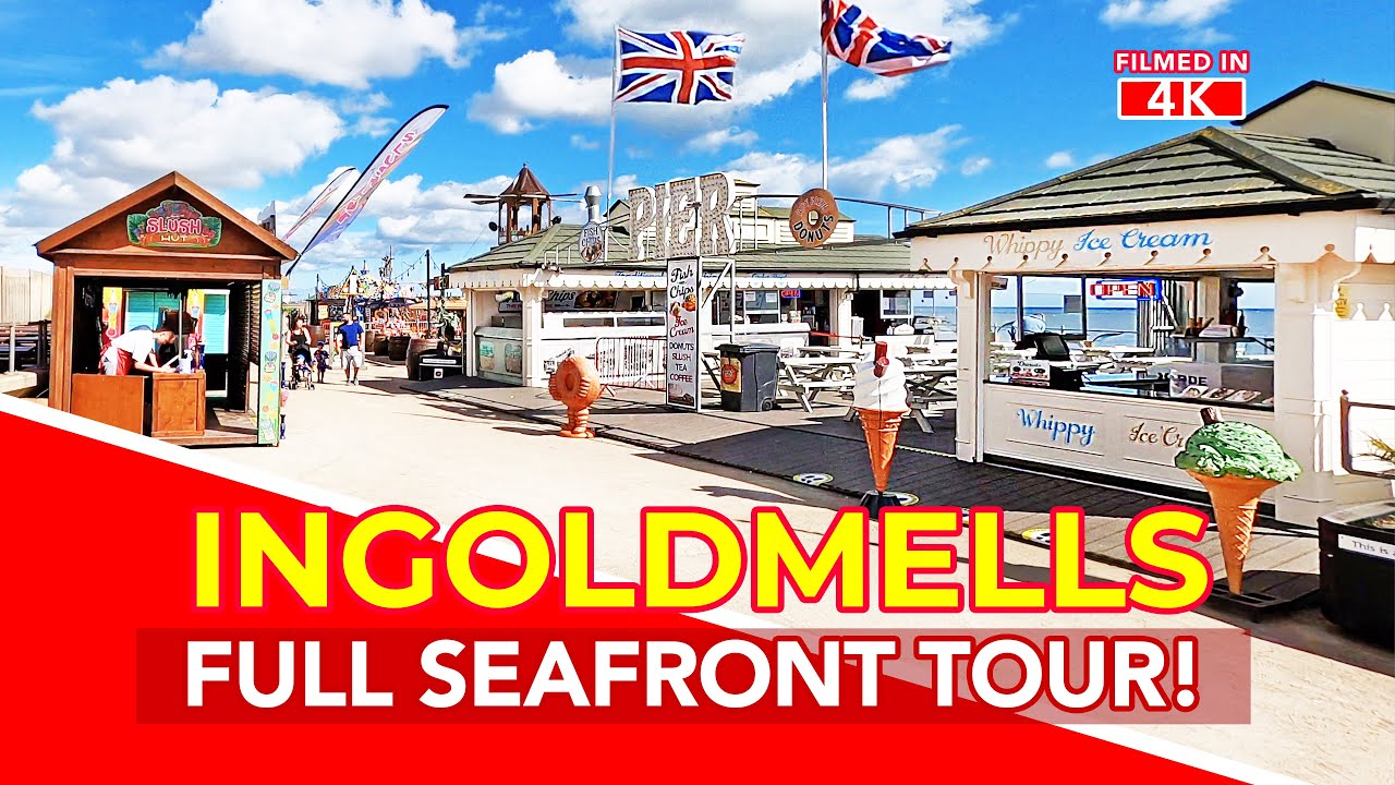 INGOLDMELLS | A walk through Ingoldmells from the Beach to Fantasy Island Amusement Park