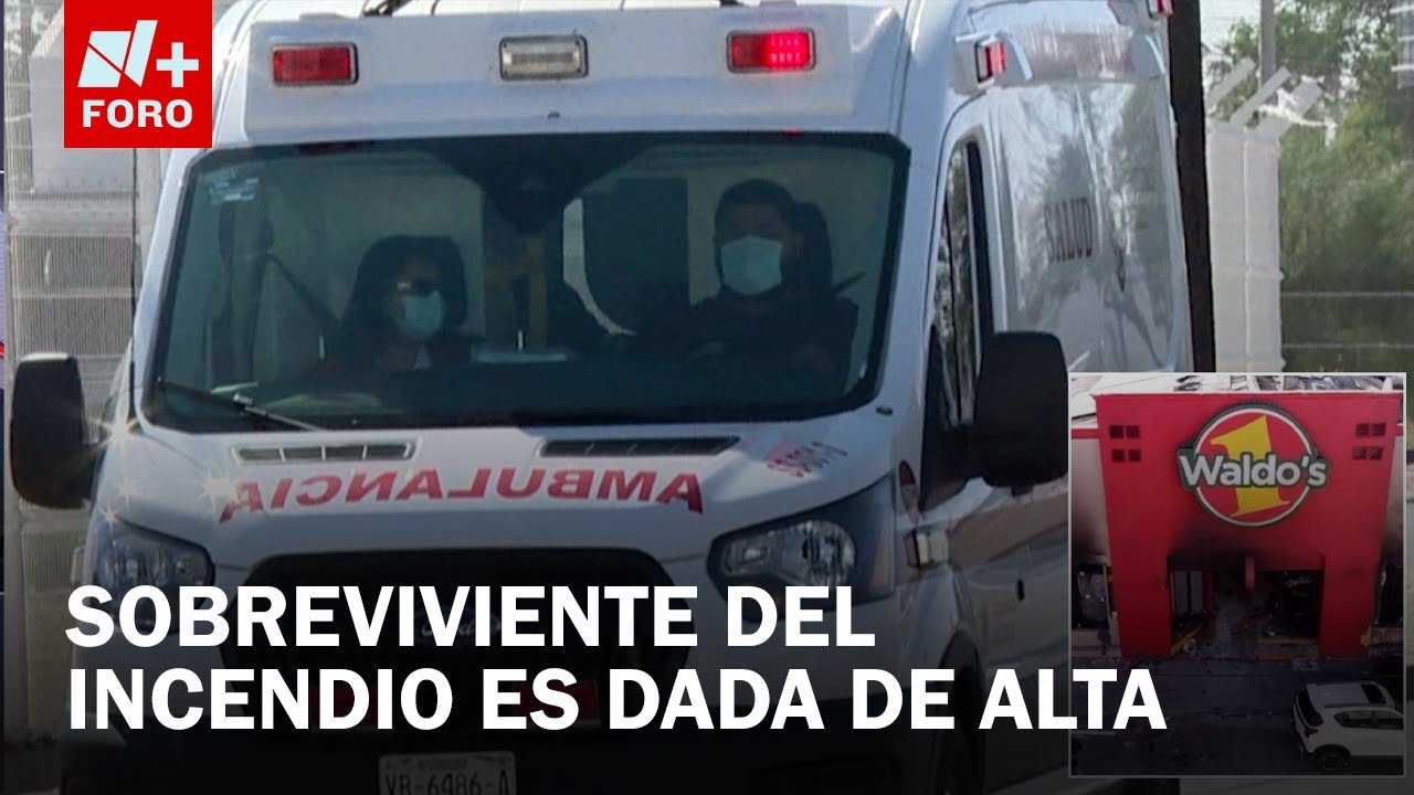 María Isabel, sobreviviente del incendio en Waldo's Hermosillo es dada de alta - Las Noticias