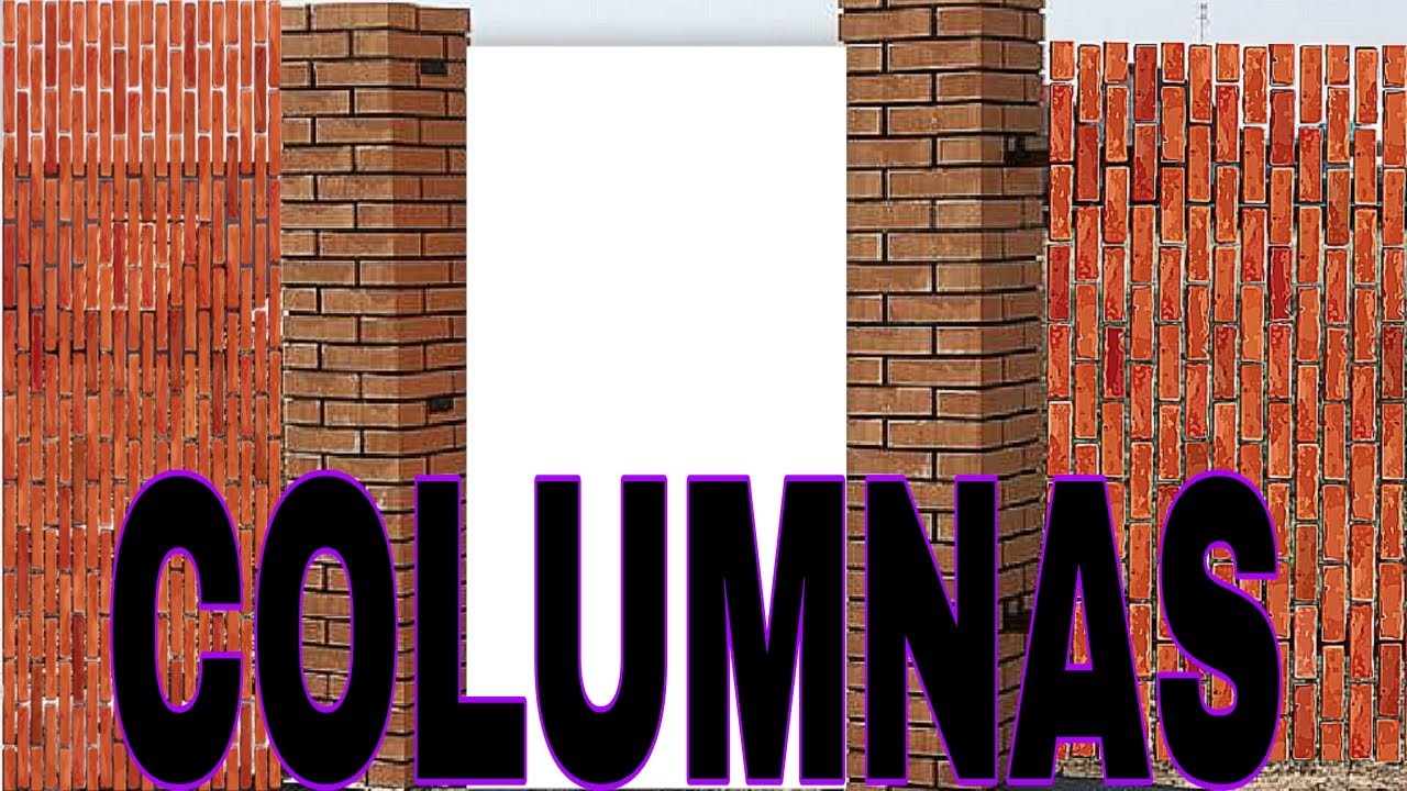 COMO HACER O LEVANTAR COLUMNAS ( PILARES) DE LADRILLOS DE 20 X 20 Y 40 X 40 CM
