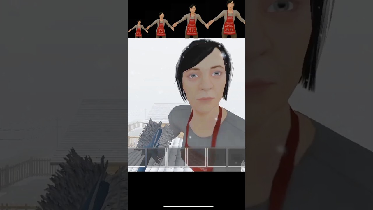 Andrew put a toilet brush on the Galya in schoolboy runaway #shorts #schoolboyrunaway #mobilegaming