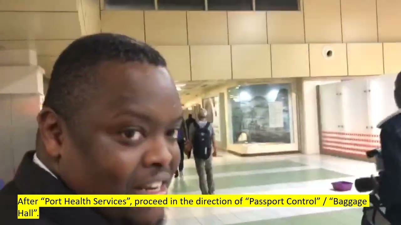 Arriving at Nairobi's Jomo Kenyatta International Airport