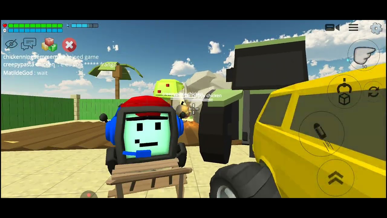 Completando o parkour and jogando