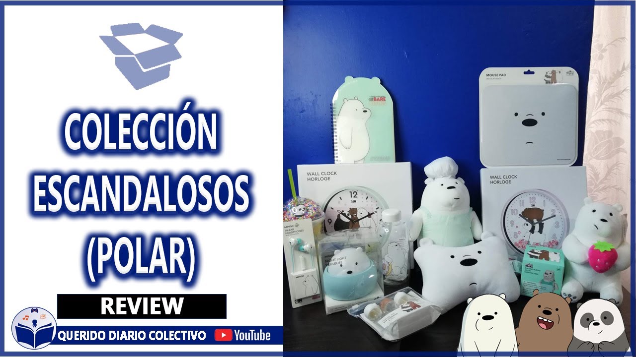 🔷 ESCANDALOSOS COLECCIÓN DE POLAR 2020-2021 | WE BARE BEARS | MINISO | REVIEW Y UNBOXING
