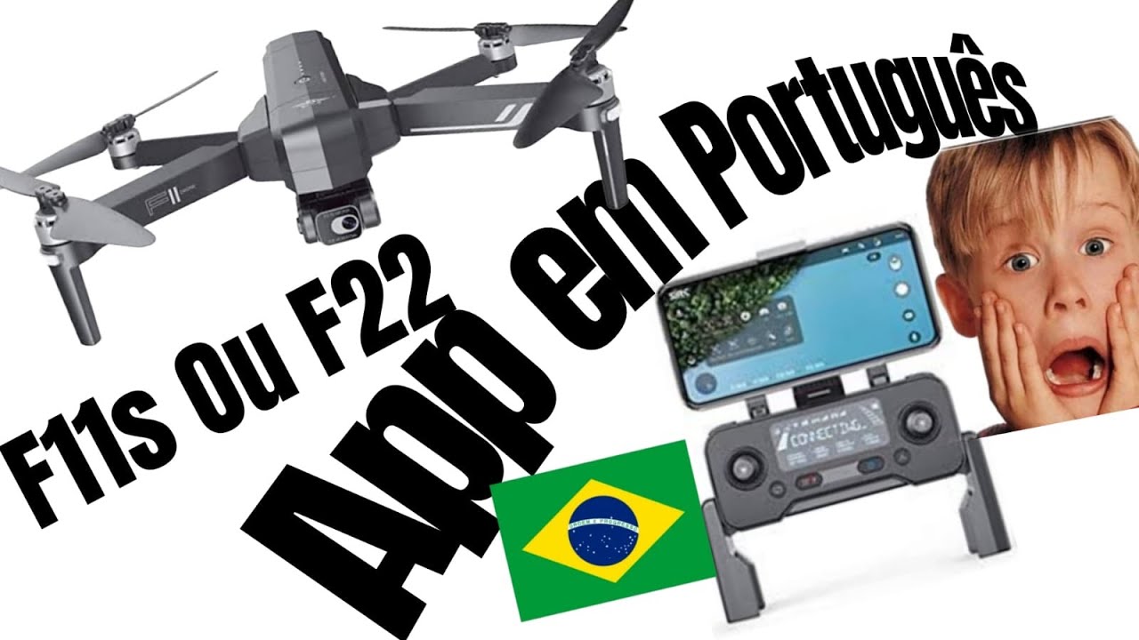 F11S OU F22S 4K PRO - APLICATIVO EM PORTUGUÊS (TOTALMENTE GRATUITO )
