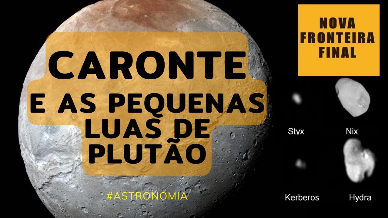 Caronte e as pequenas luas de Plut&atilde;o
